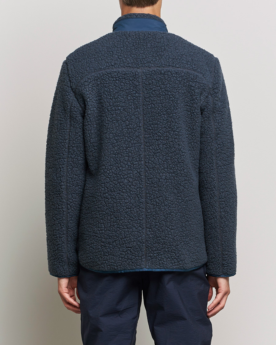 Herre | Trøjer | Orlebar Brown | Auster Sherpa Fleece Dark Nocturnal Navy