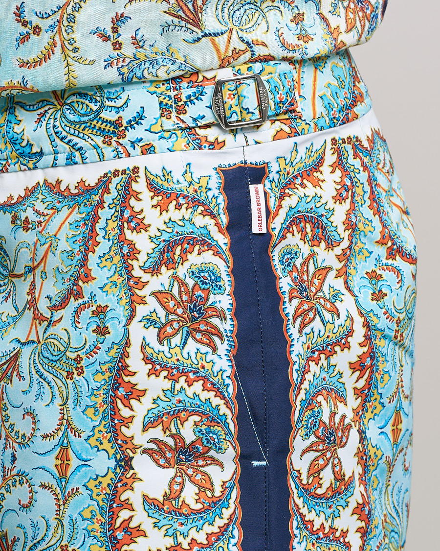 Herre | Badebukser | Orlebar Brown | Bulldog Praire Paisley Swim Shorts Multi
