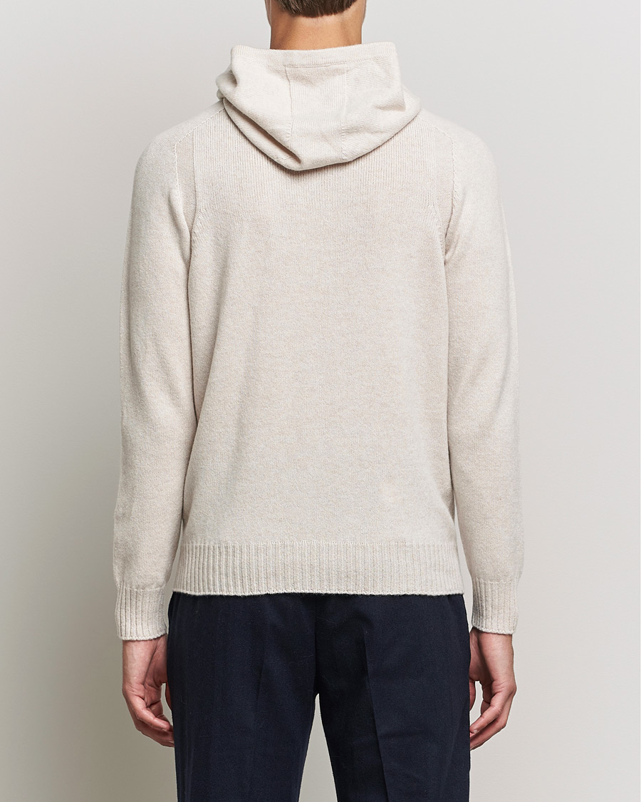 Herre | Trøjer | Gran Sasso | Wool Hoodie Cream