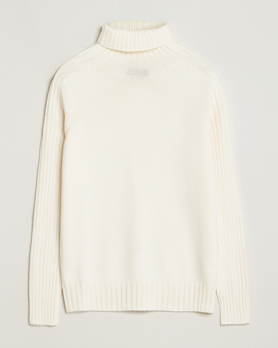Herre | Trøjer | Gran Sasso | Rainwool Rollneck White