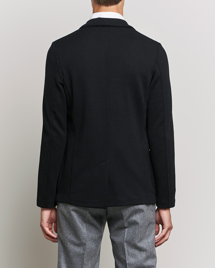 Herre | Blazere & jakker | Gran Sasso | Travel Wool Knitted Jacket Black
