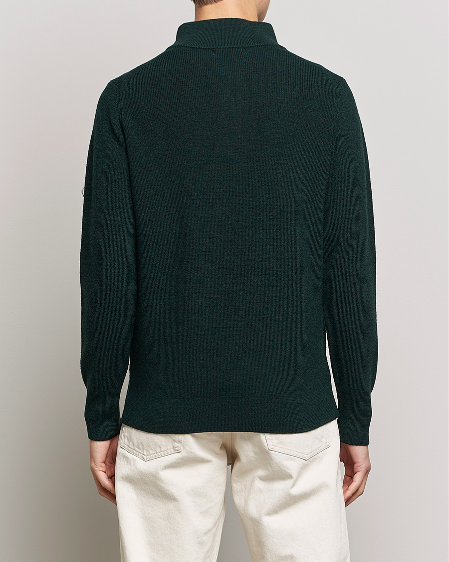 Herre | Trøjer | Merz b. Schwanen | Merino Wool Half Zip Forest