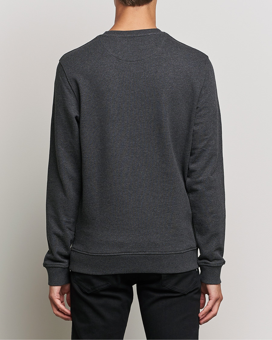 Herre | Trøjer | Lyle & Scott | Organic Cotton Crew Neck Charcoal Marl