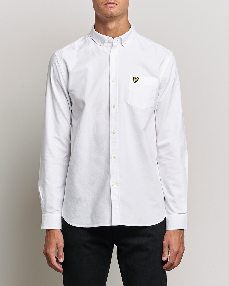 Herre | Casual | Lyle & Scott | Lightweight Oxford Shirt White