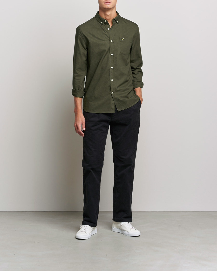 Herre | Skjorter | Lyle & Scott | Lightweight Oxford Shirt Olive