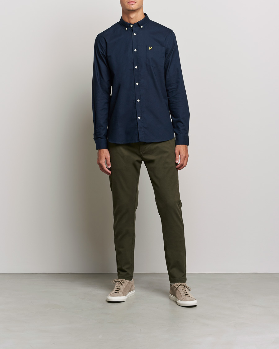 Herre | Skjorter | Lyle & Scott | Lightweight Oxford Shirt Navy