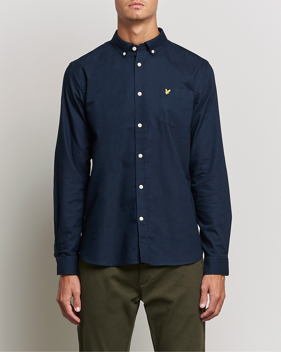 Herre | Lyle & Scott | Lyle & Scott | Lightweight Oxford Shirt Navy