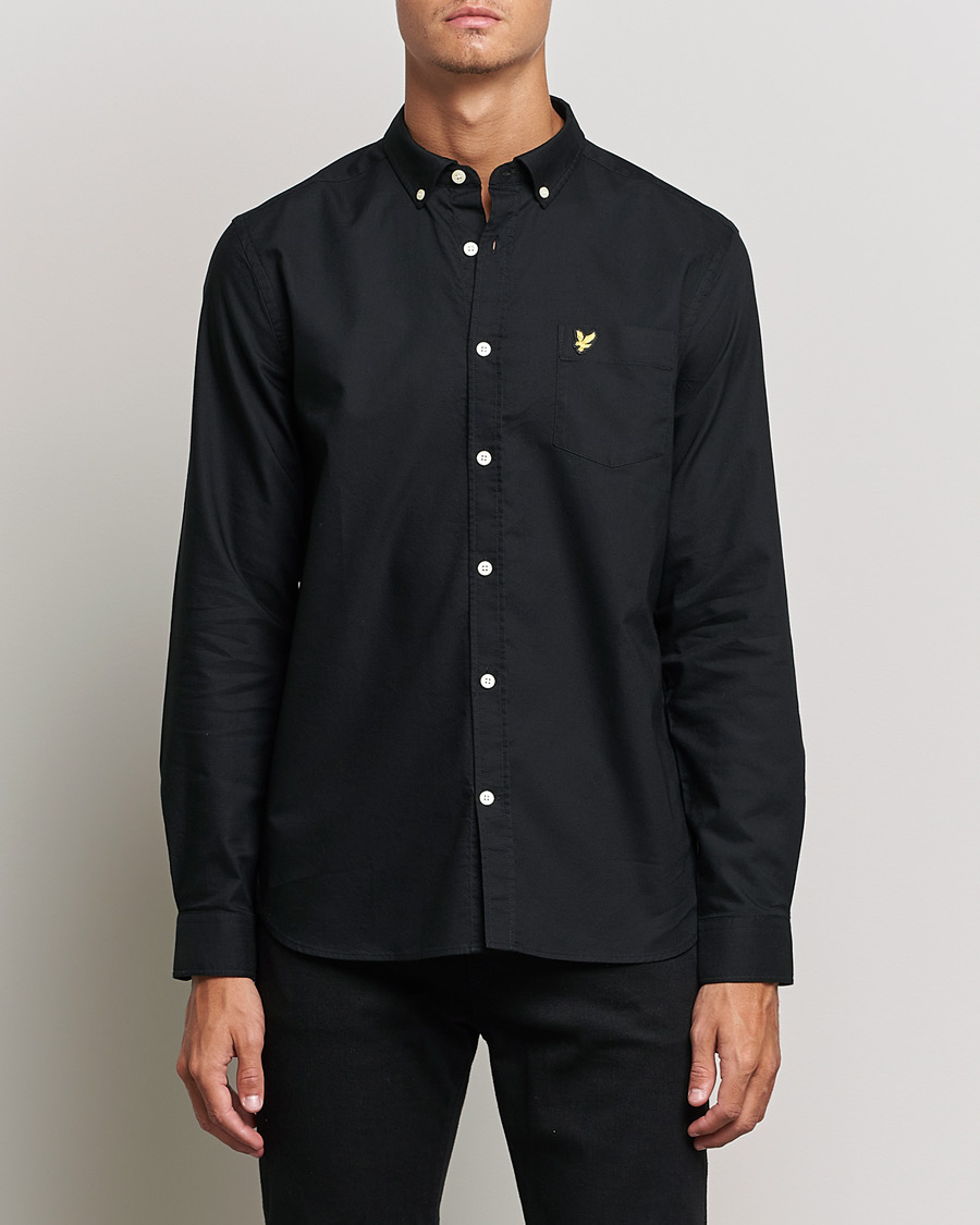 Herre | Skjorter | Lyle & Scott | Lightweight Oxford Shirt Jet Black