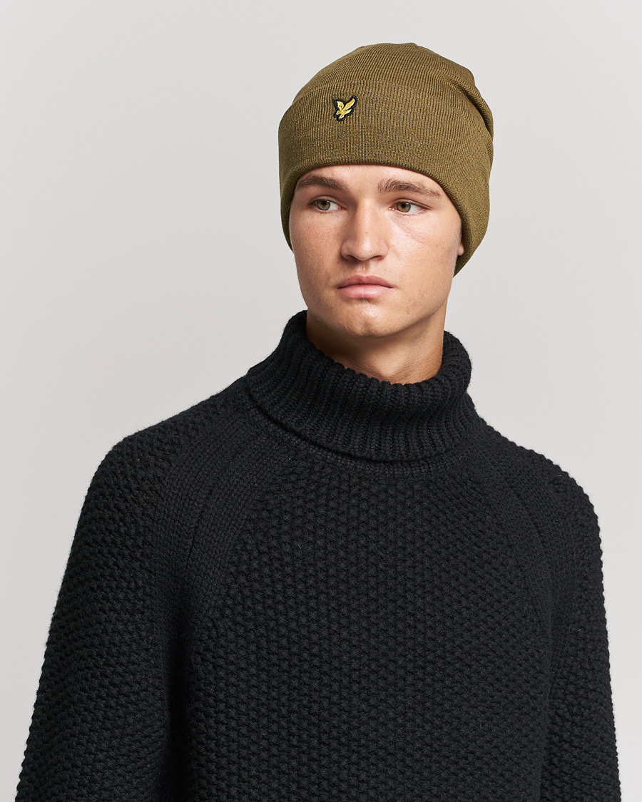 Herre | Lyle & Scott Beanie Olive | Lyle & Scott | Beanie Olive