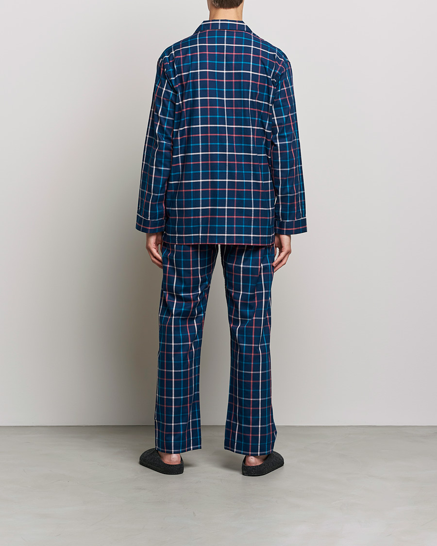 Herre | Pyjamas & Morgenkåber | Derek Rose | Checked Cotton Pyjama Set Multi