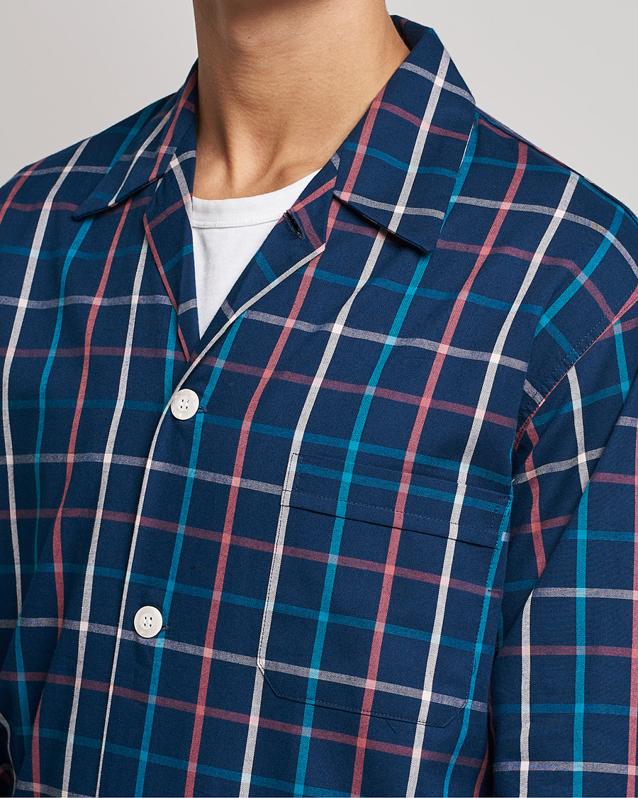 Herre | Pyjamas & Morgenkåber | Derek Rose | Checked Cotton Pyjama Set Multi