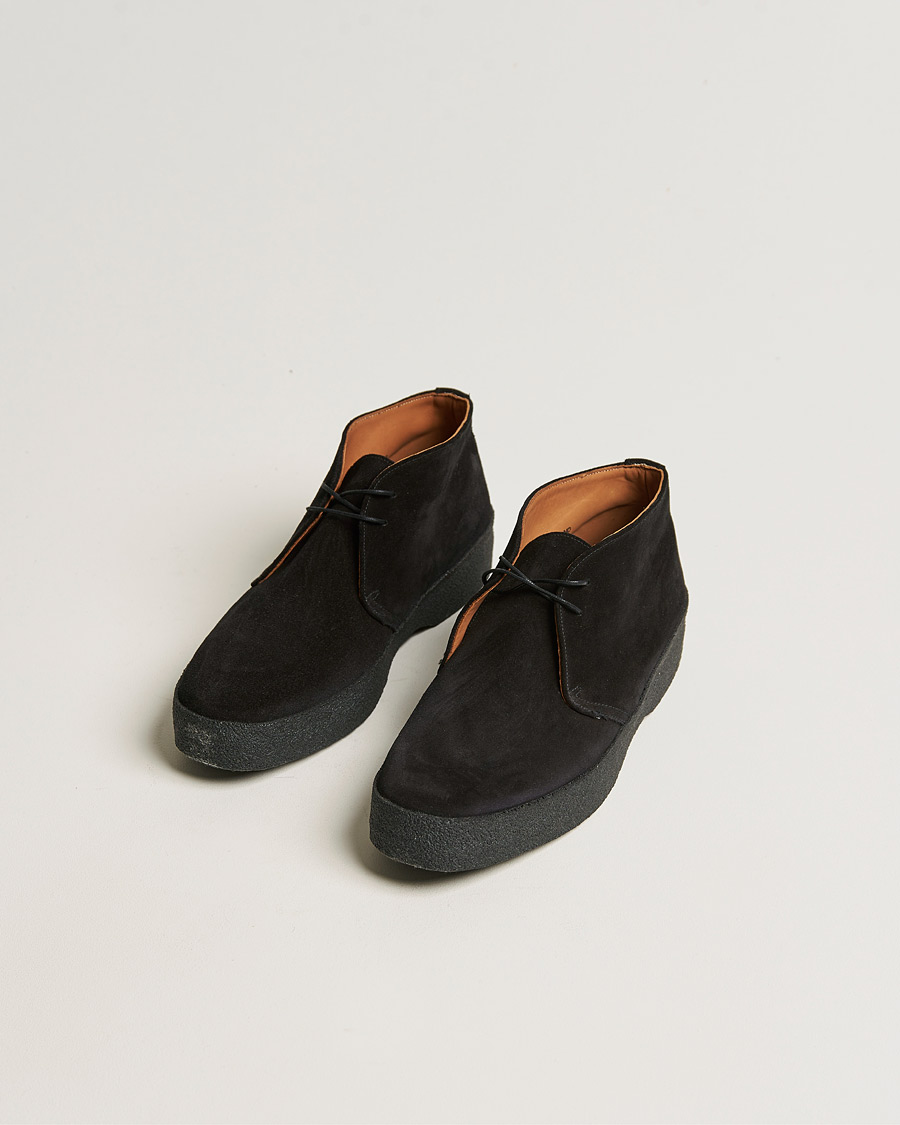 Herre | Sorte støvler | Sanders | Sam Chukka Boot Black Suede