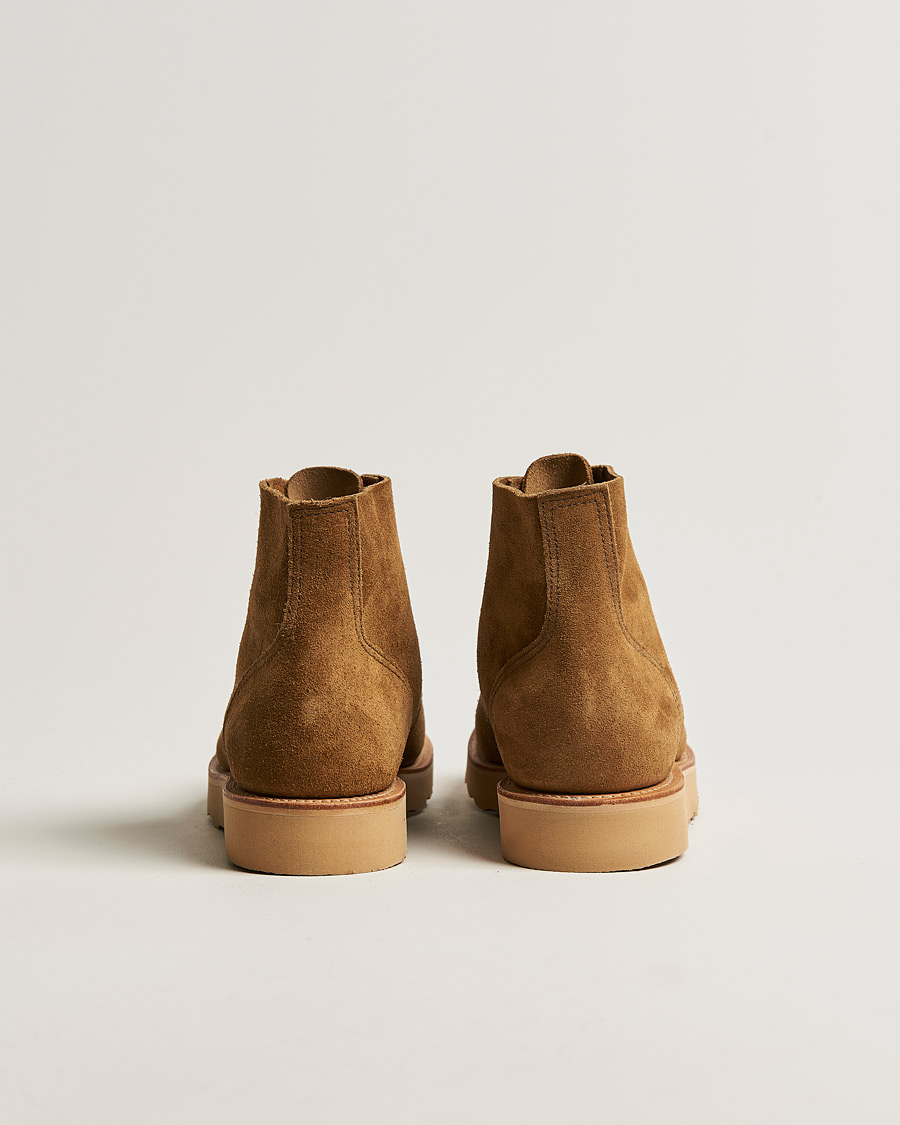 Herre | Sanders Wilson Unlined Apron Boot Tobacco Suede | Sanders | Wilson Unlined Apron Boot Tobacco Suede
