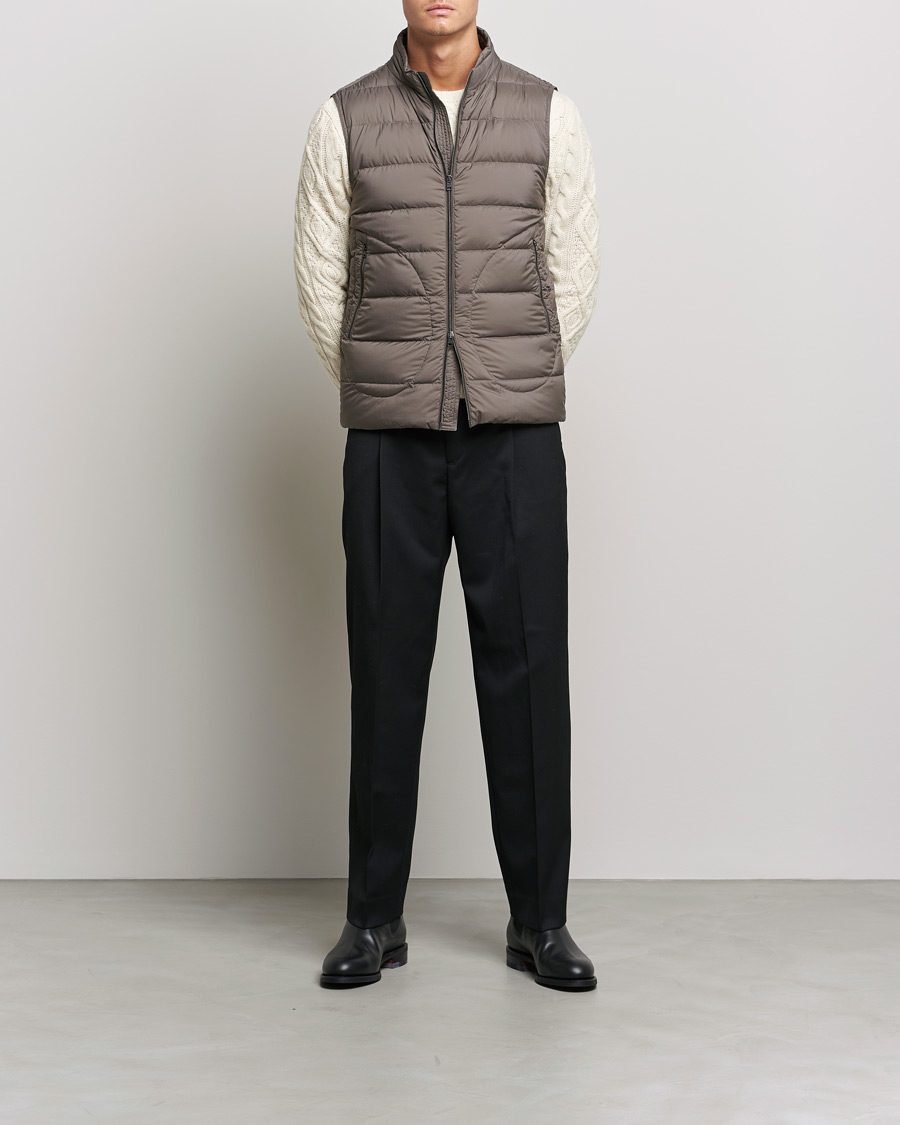 Herre | Jakker | Herno | Nuage Down Vest Taupe