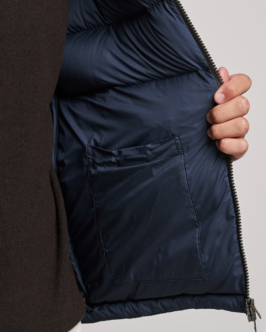 Herre | Jakker | Herno | Matt Nylon Down Jacket Navy