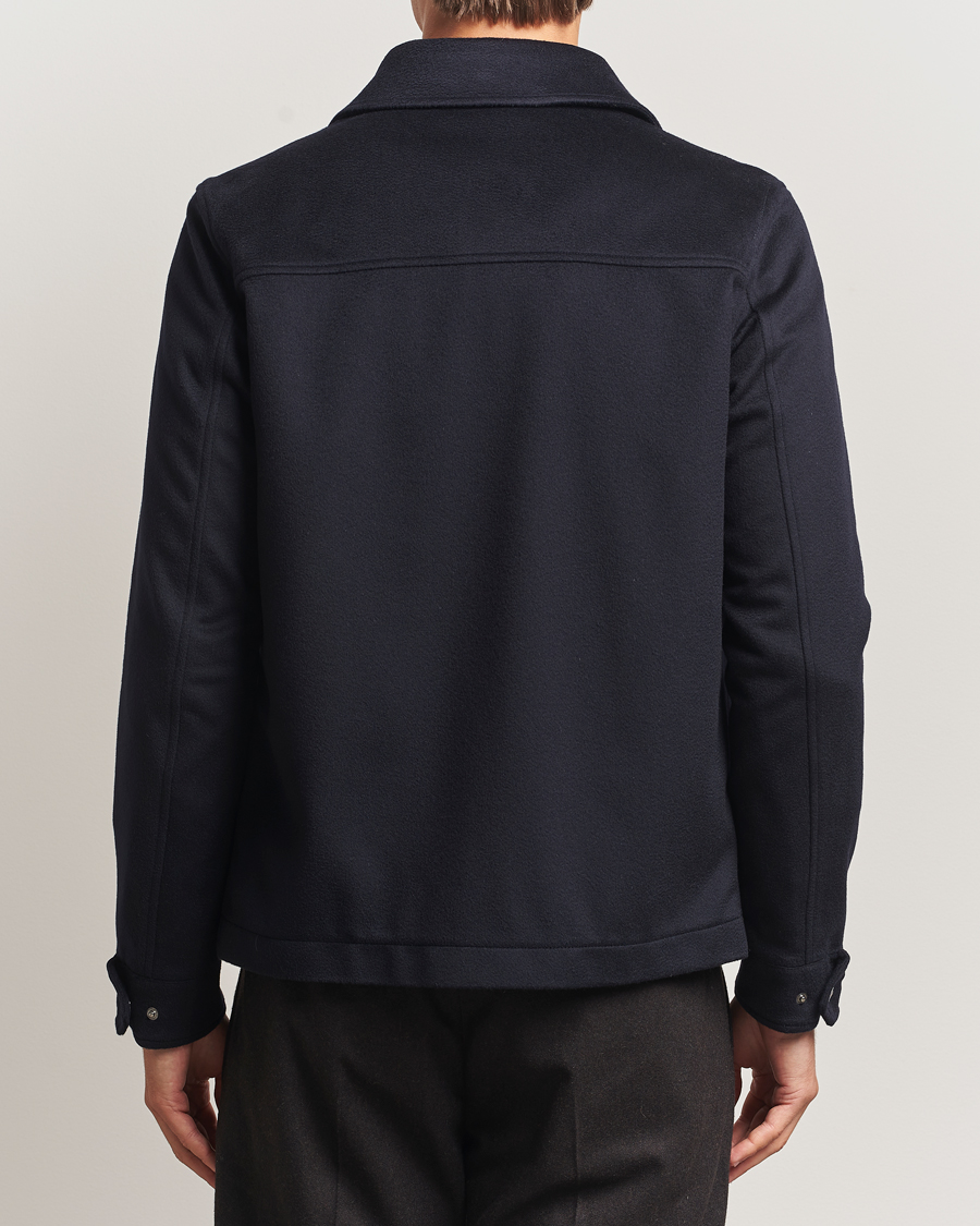 Herre | Jakker | Herno | Cashmere Overshirt Navy