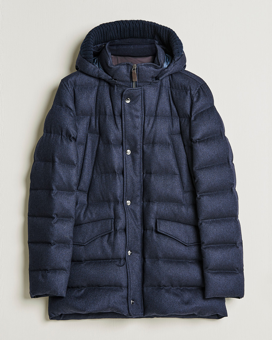 Herre | Jakker | Herno | Cashmere Parka Navy