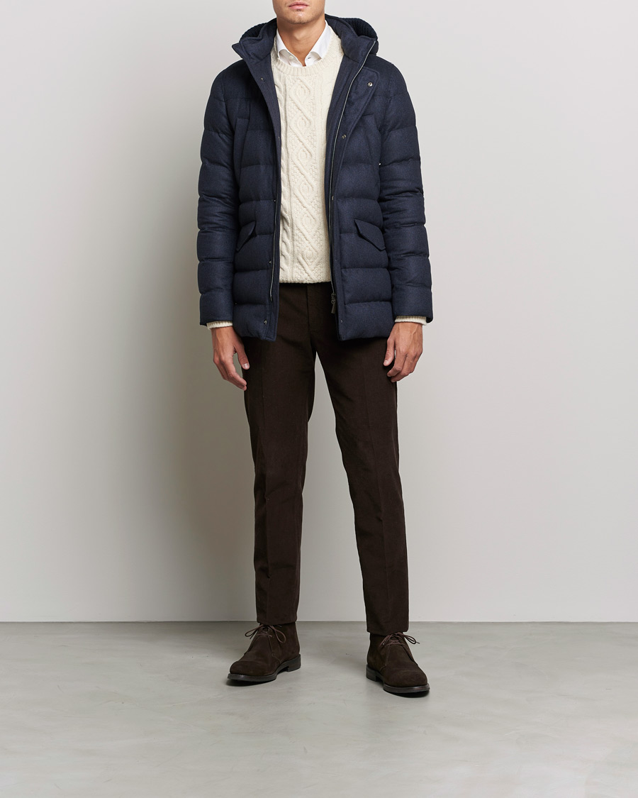 Herre | Jakker | Herno | Cashmere Parka Navy