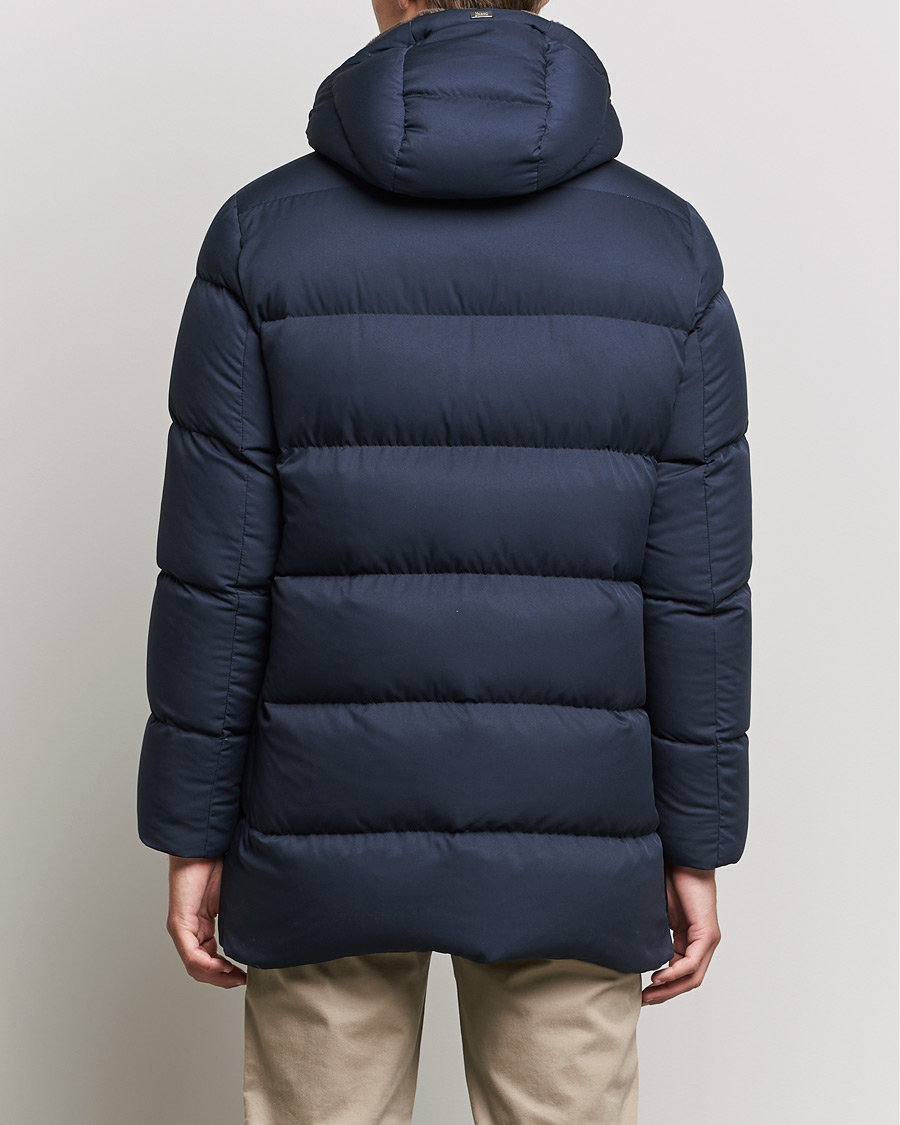 Herre | Jakker | Herno | Faux Fur Down Parka Navy