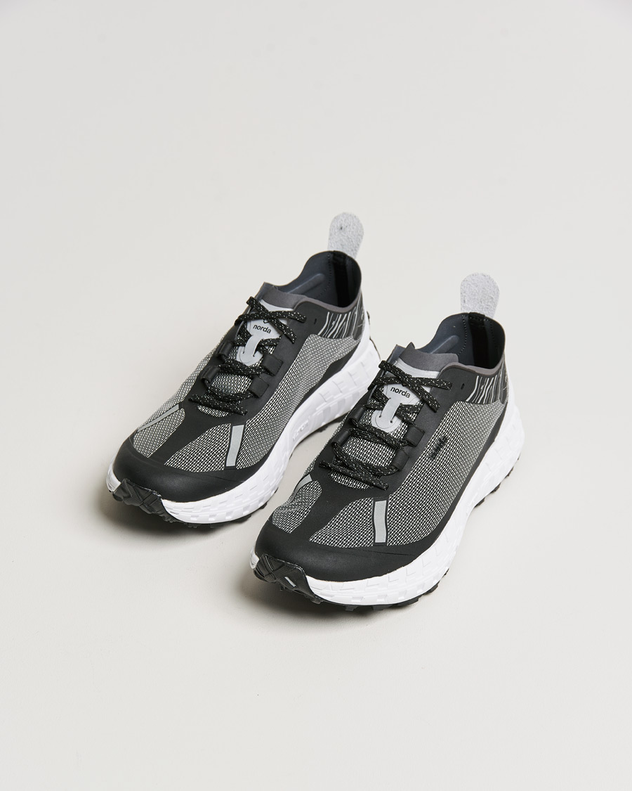 Herre | Sorte sneakers | Norda | 001 Running Sneakers Black/White