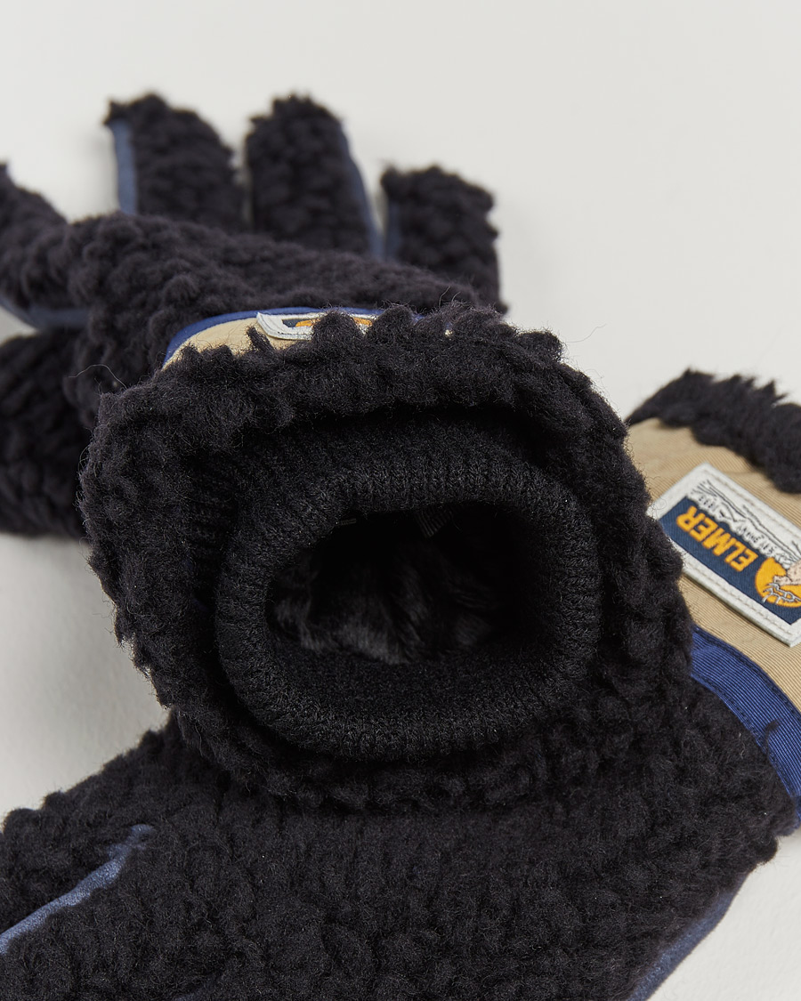 Herre | Handsker | Elmer by Swany | Sota Wool Teddy Gloves Black