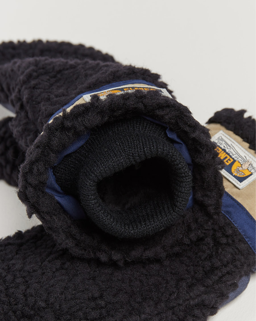 Herre | Elmer by Swany Miyo Wool Teddy Mittens Black | Elmer by Swany | Miyo Wool Teddy Mittens Black