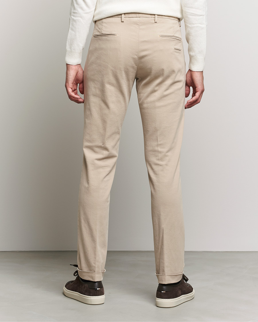 Herre | Bukser | Briglia 1949 | Slim Fit Cotton Stretch Chino Beige