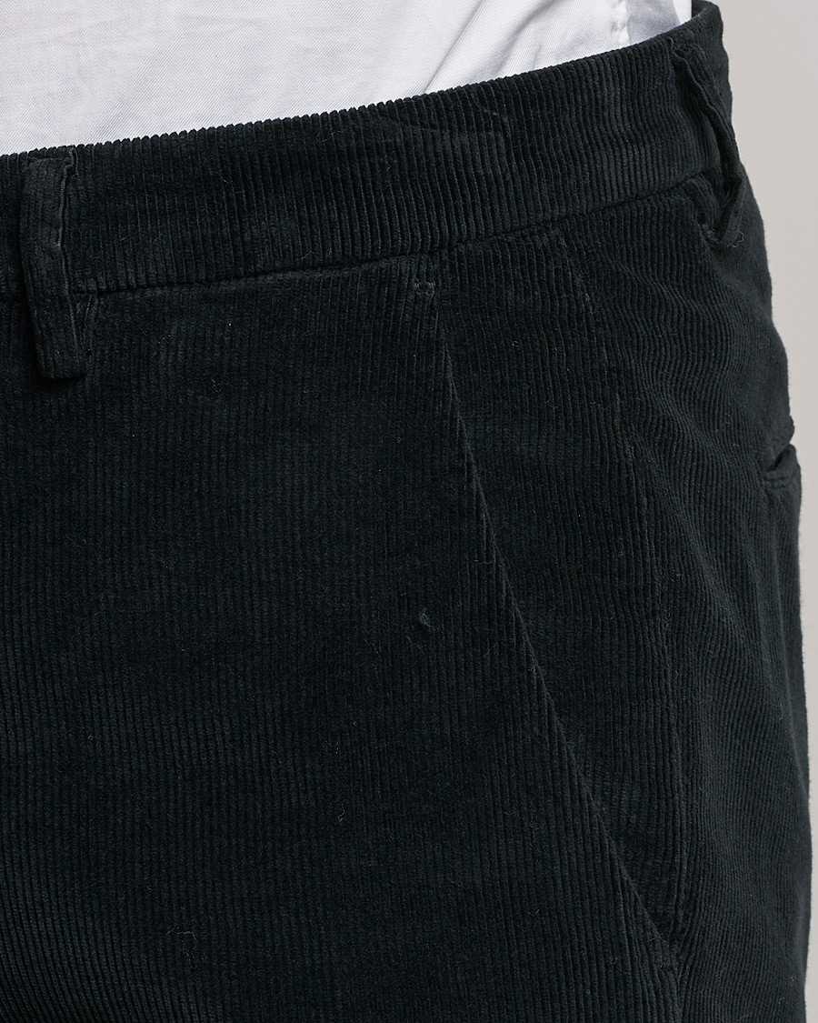 Herre | Bukser | Briglia 1949 | Slim Fit Corduroy Trousers Black