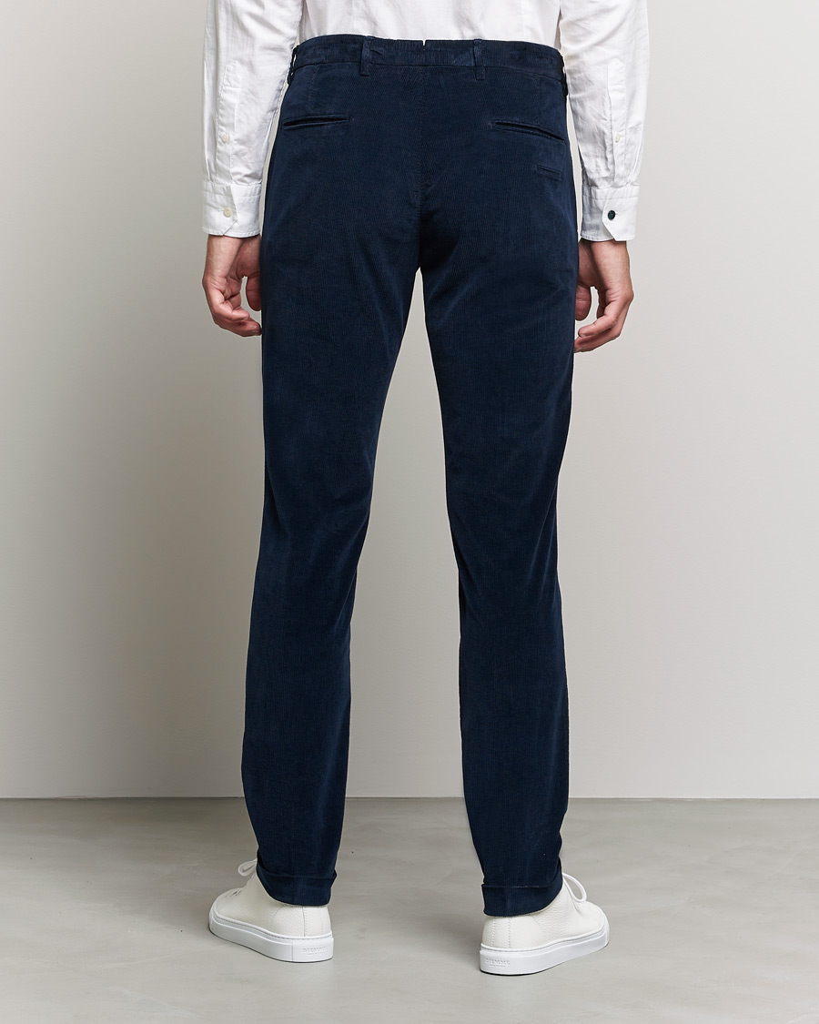 Herre | Bukser | Briglia 1949 | Slim Fit Corduroy Trousers Navy