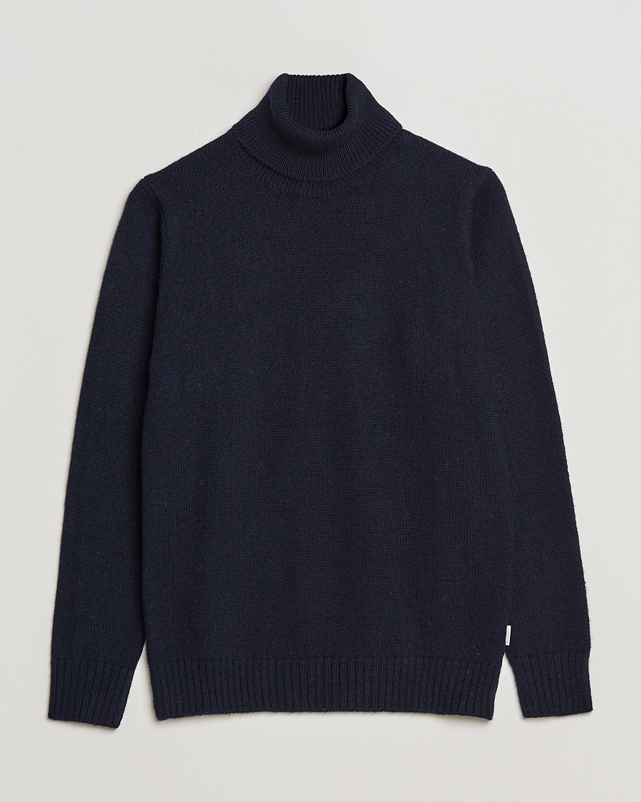 Herre | Trøjer | Peregrine | Maker's Stitch Merino Polo Navy