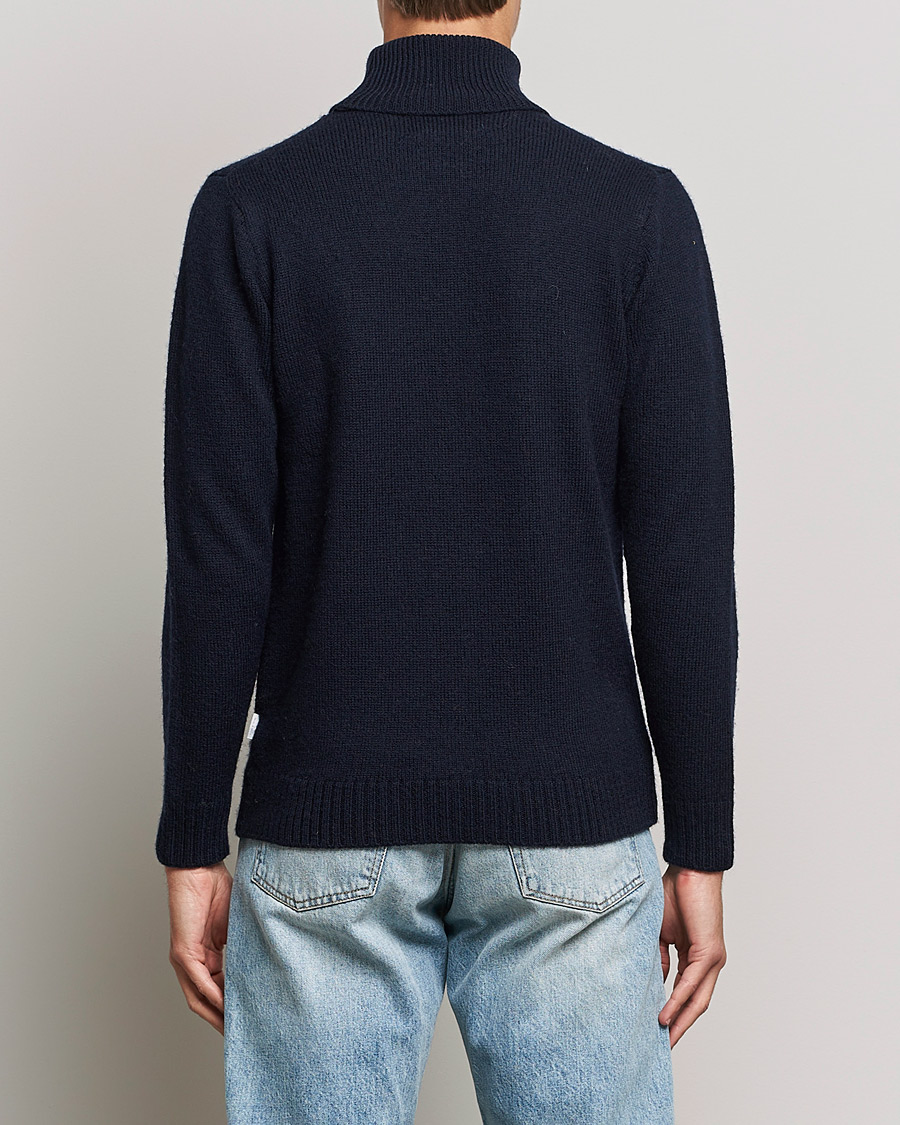 Herre | Trøjer | Peregrine | Maker's Stitch Merino Polo Navy
