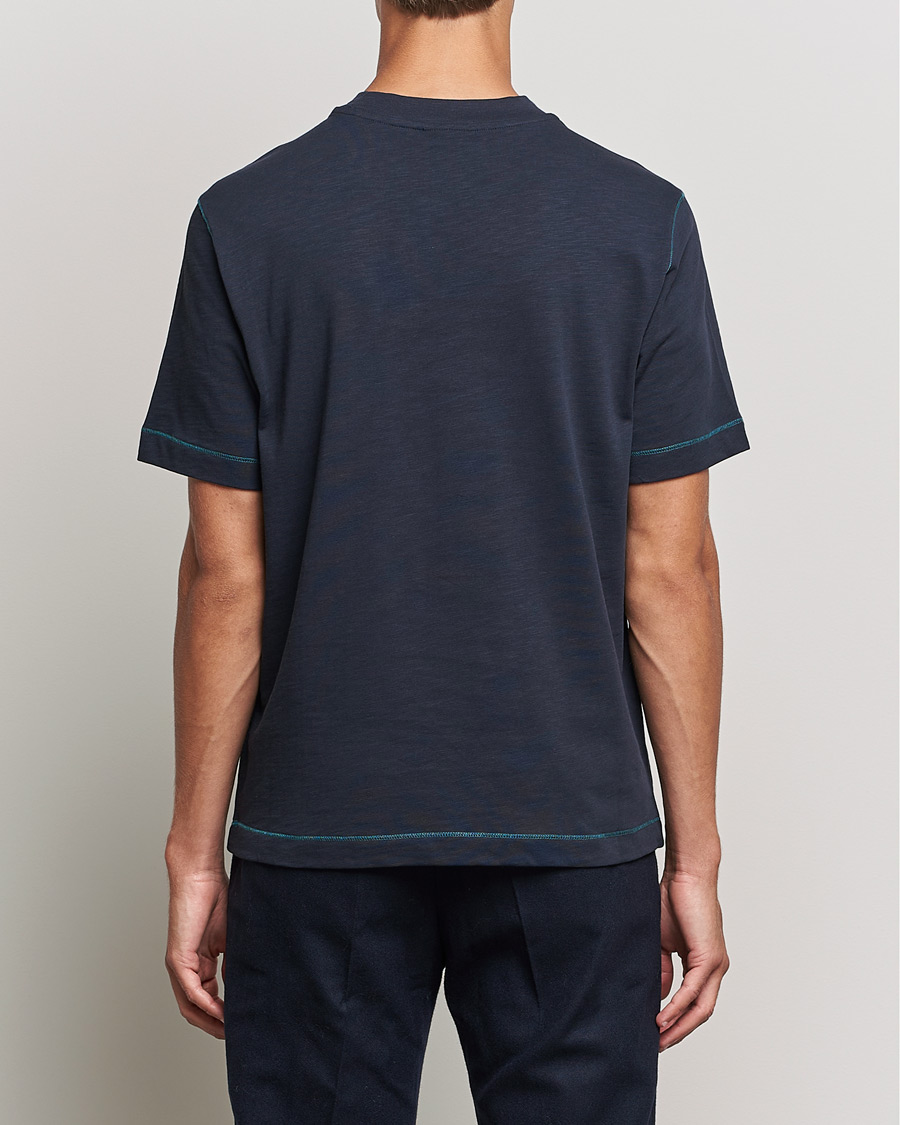 Herre | T-Shirts | PS Paul Smith | Zebra Organic Cotton T-Shirt Navy