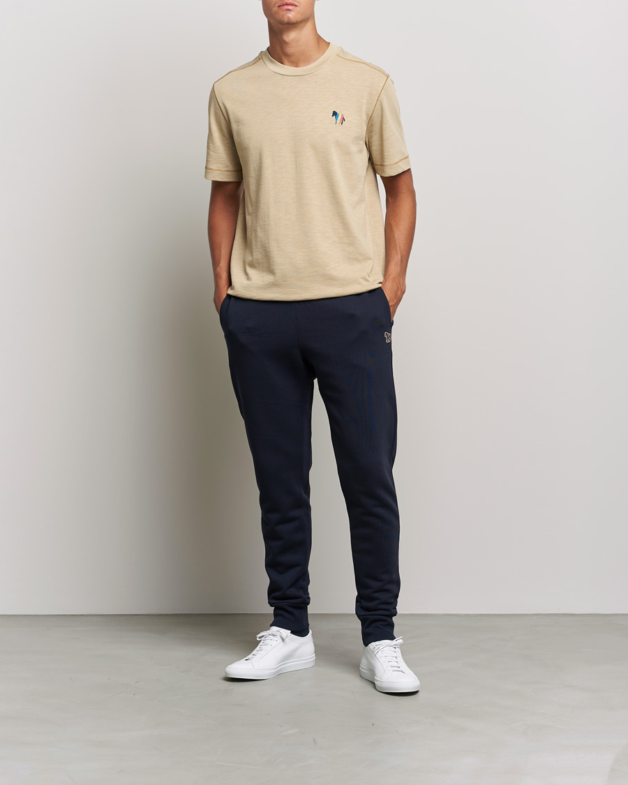 Herre | T-Shirts | PS Paul Smith | Zebra Organic Cotton T-Shirt Sand