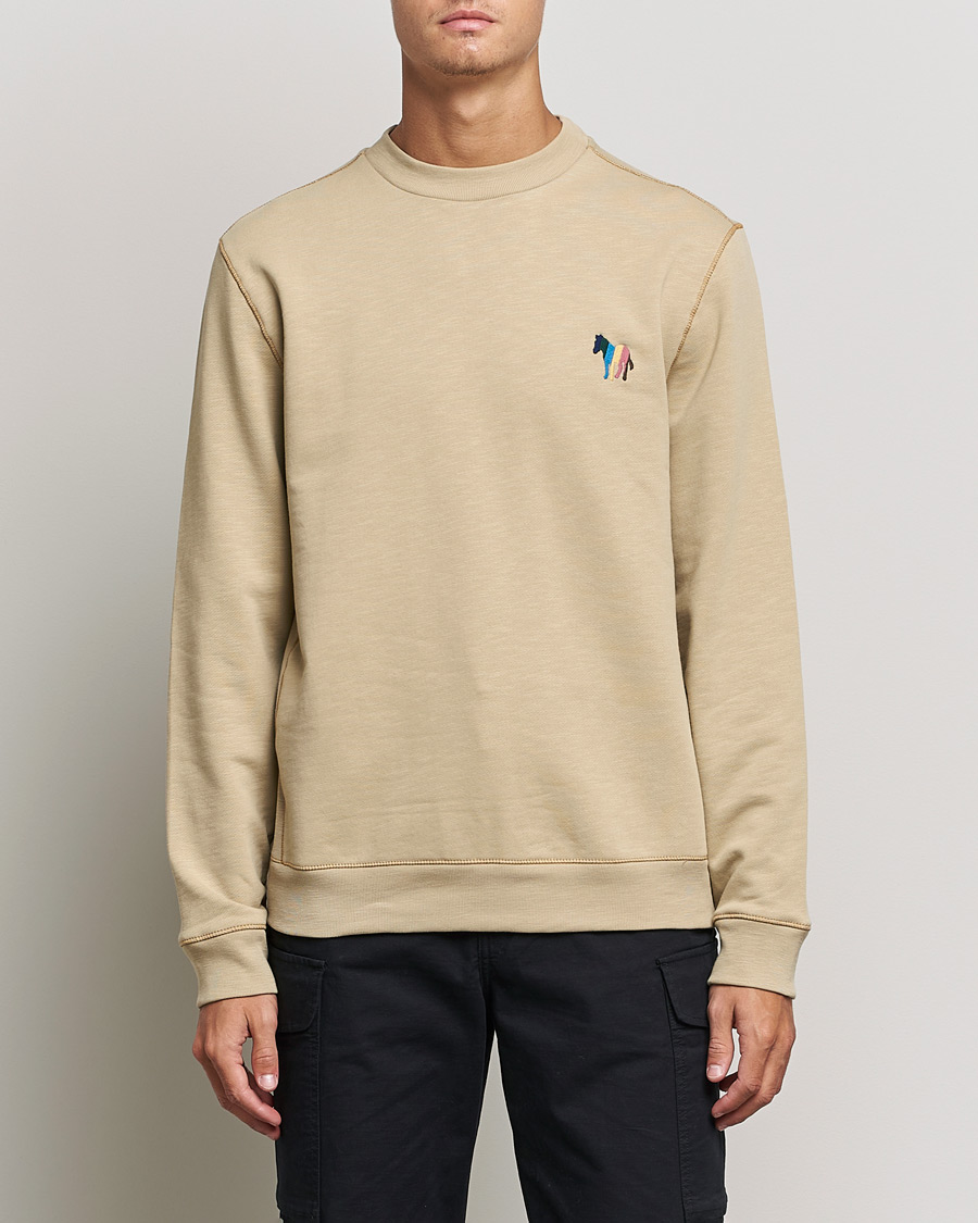 Herre | Trøjer | PS Paul Smith | Organic Cotton Zebra Sweatshirt Browns