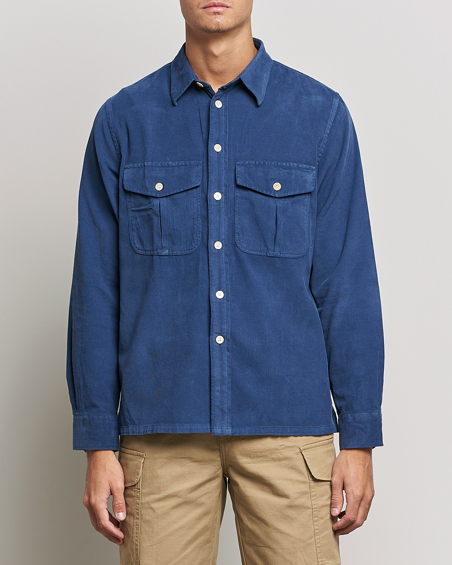 Herre | Skjorter | PS Paul Smith | Casual Fit Cotton Shirt Navy