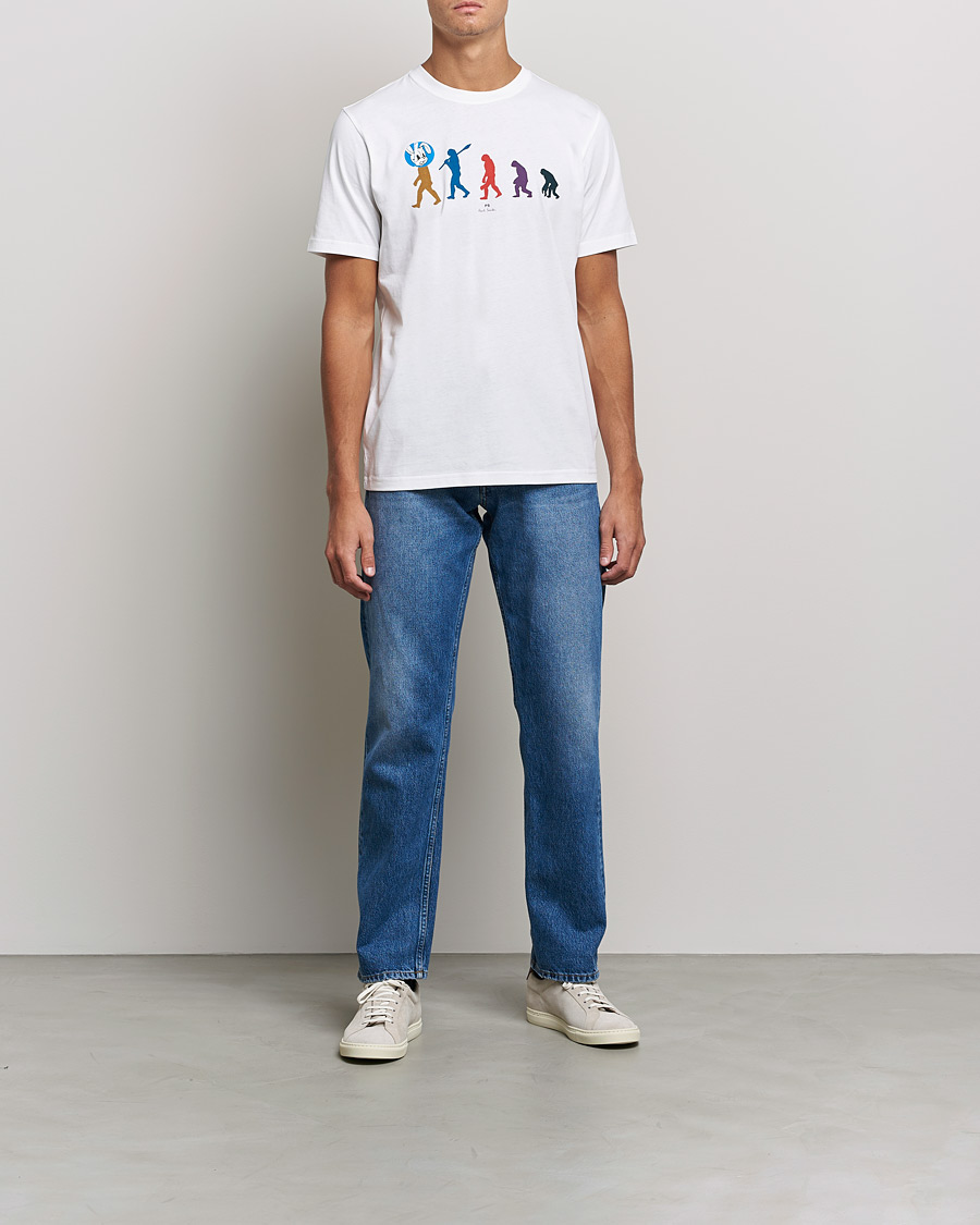 Herre | PS Paul Smith | PS Paul Smith | Evolution Cotton T-Shirt White