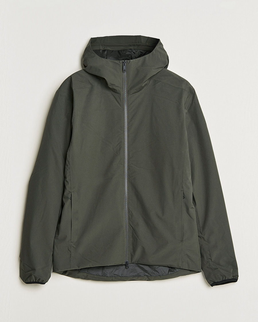 Edition Padded Hood Jacket Dark - CareOfCarl.dk