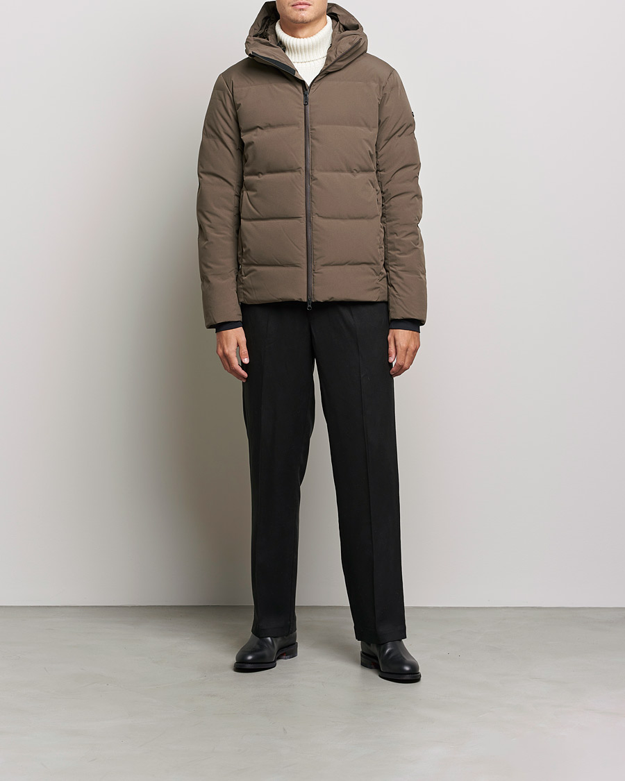 Herre | Jakker | Scandinavian Edition | Torrent Hooded Puffer Jacket Major Brown
