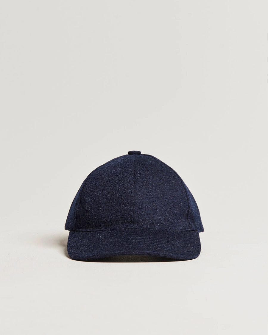Herre | Tilbehør | Varsity Headwear | Cashmere Soft Front Baseball Cap Royal Blue