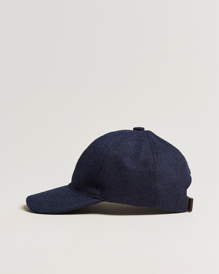 Herre | Hatte & kasketter | Varsity Headwear | Cashmere Soft Front Baseball Cap Royal Blue
