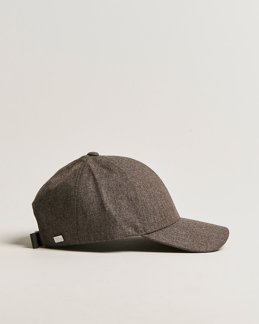 Herre | Varsity Headwear Flannel Baseball Cap Taupe Brown | Varsity Headwear | Flannel Baseball Cap Taupe Brown