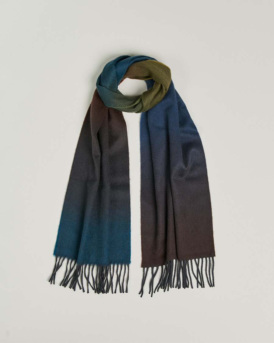 Herre | Begg & Co Nuance Ombre Cashmere Scarf Vermeer | Begg & Co | Nuance Ombre Cashmere Scarf Vermeer