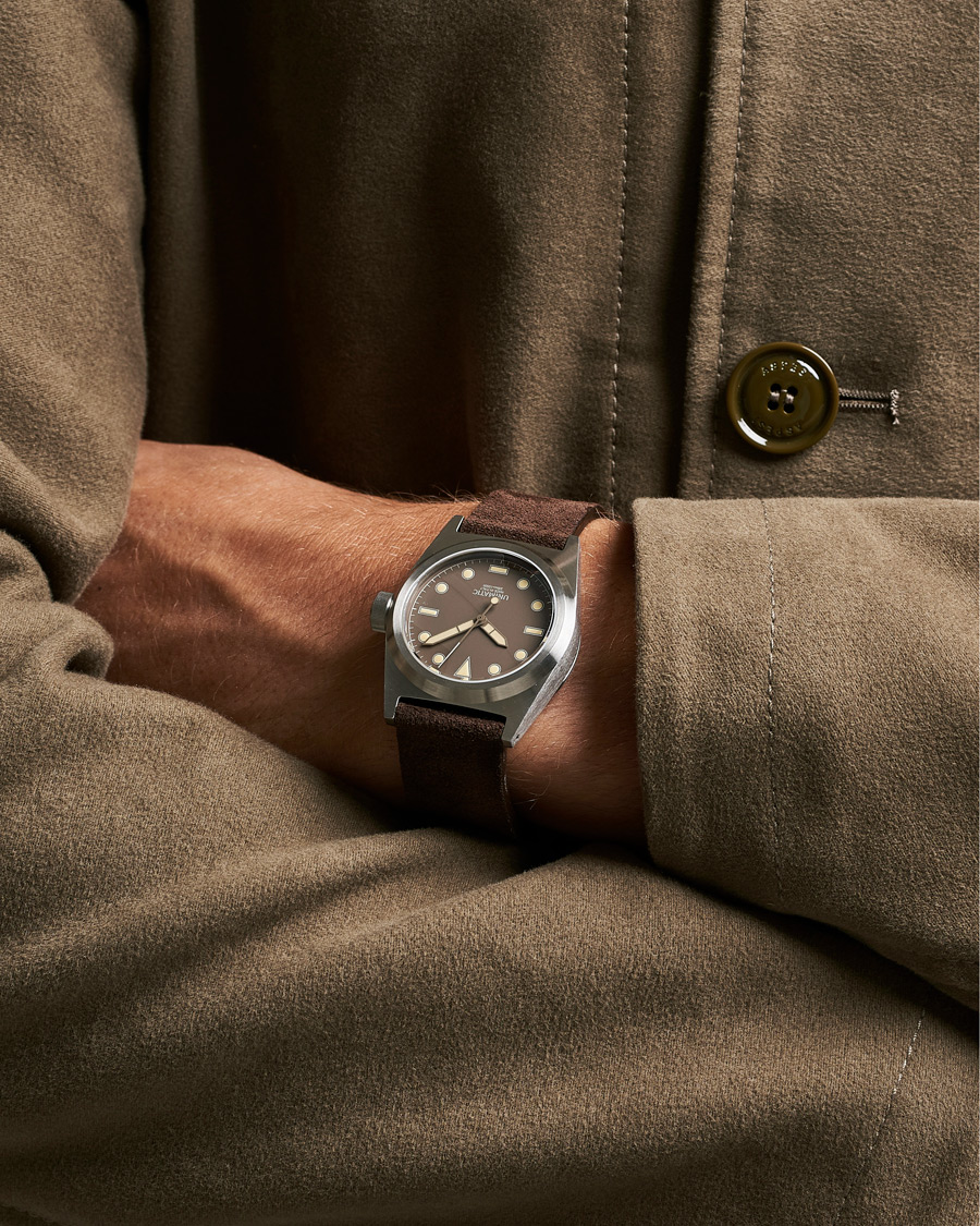 Herre | Tilbehør | UNIMATIC | Modello Due Field Watch Mocha Brown
