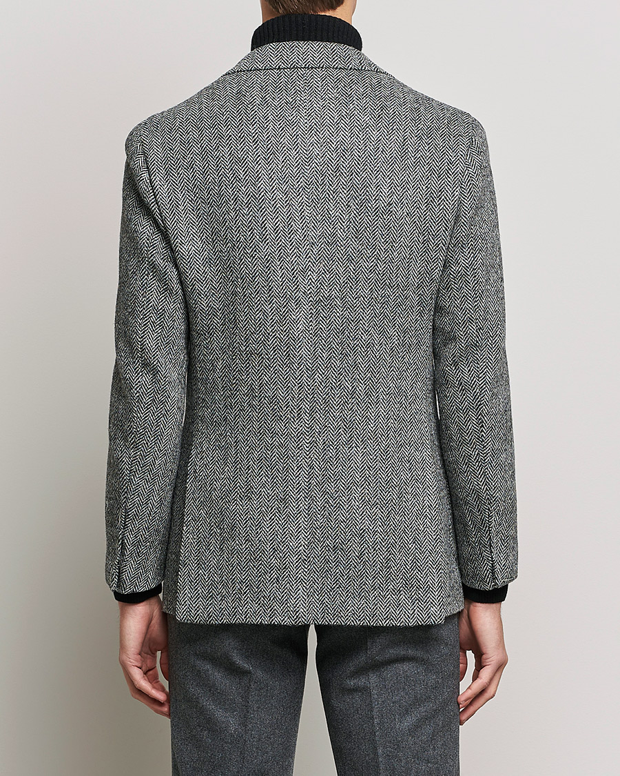Herre | Blazere & jakker | Beams F | Herringbone Tweed Jacket Dark Grey