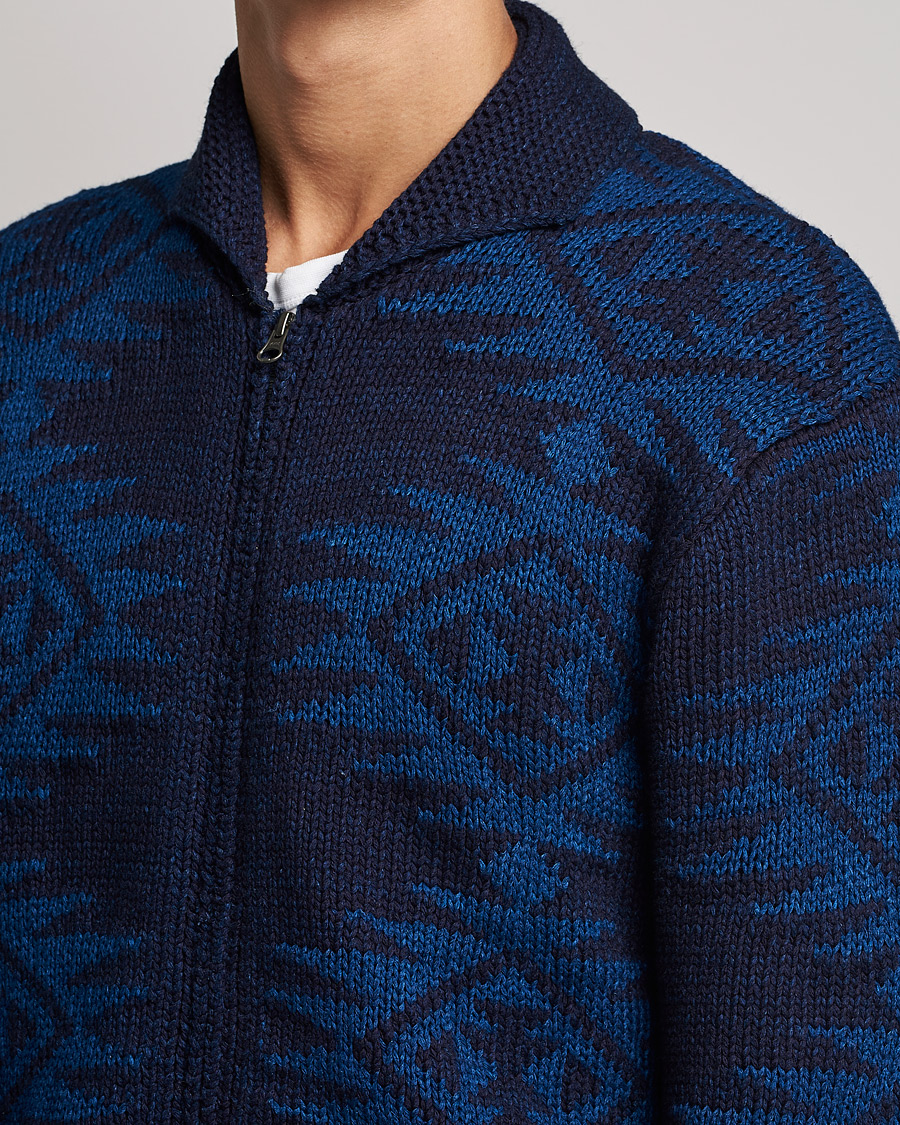 Herre | Trøjer | BEAMS PLUS | Cowichan Cardigan Navy