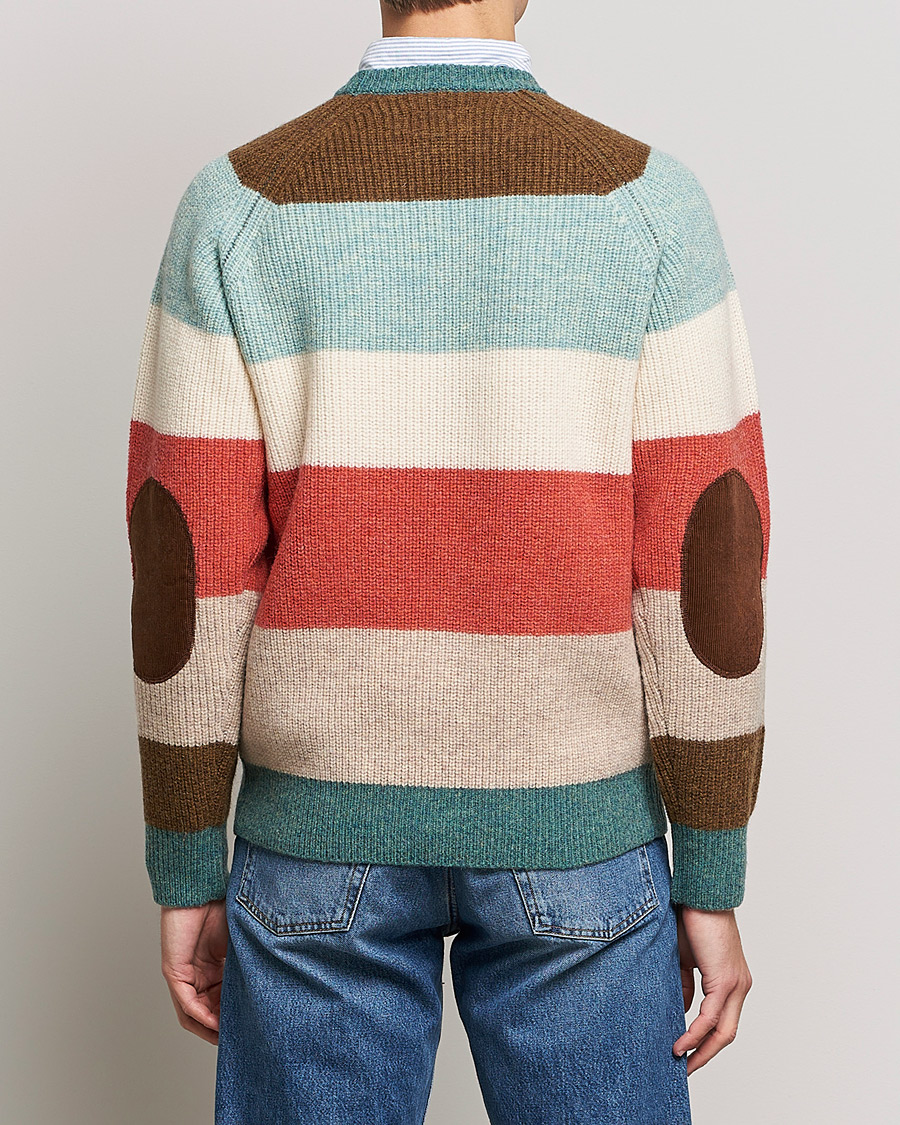Herre | Trøjer | BEAMS PLUS | Block Stripe Sweater Multi Stripe