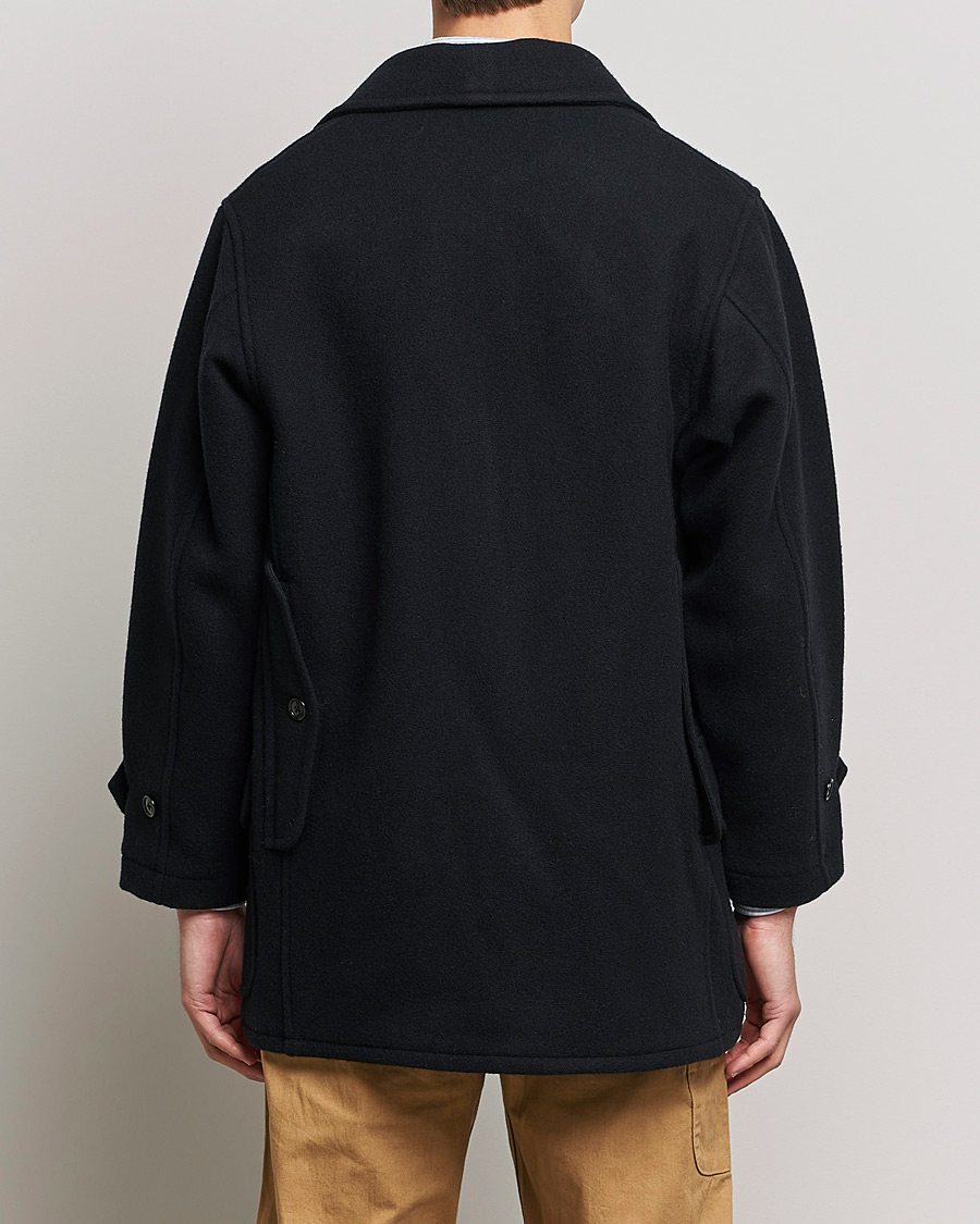 Herre | Jakker | BEAMS PLUS | Heavy Melton Hunting Coat Navy