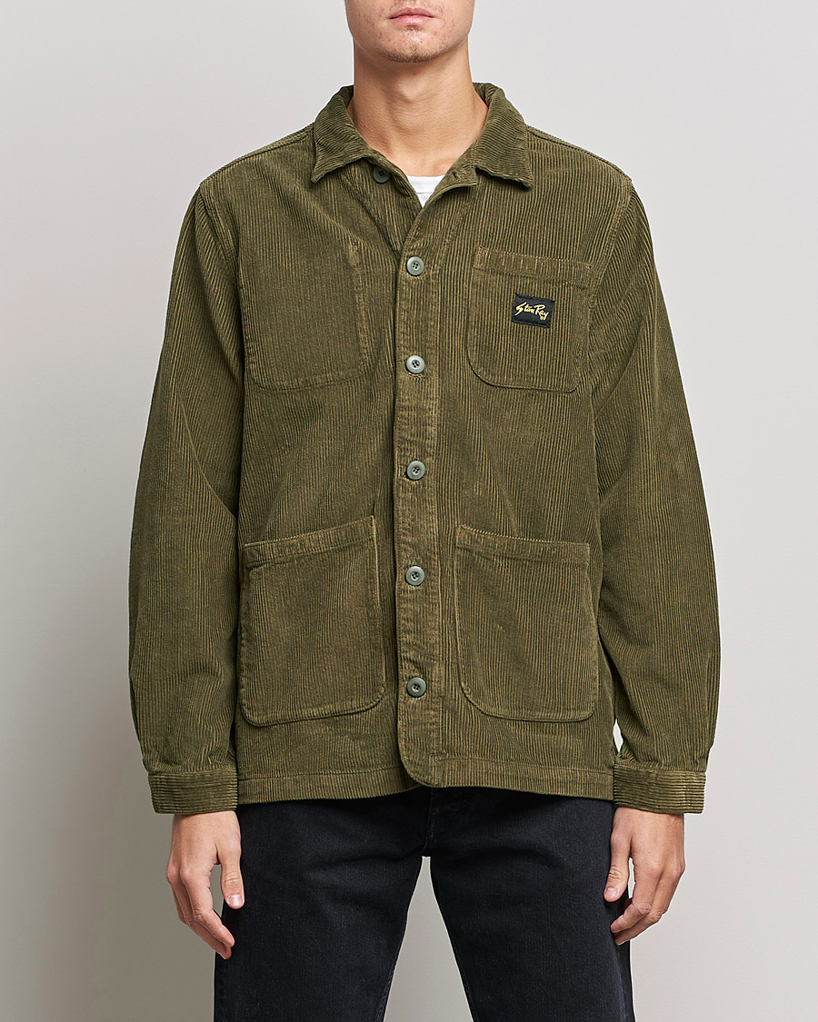 Herre | Jakker | Stan Ray | Painters Cord Shirt Jacket Olive