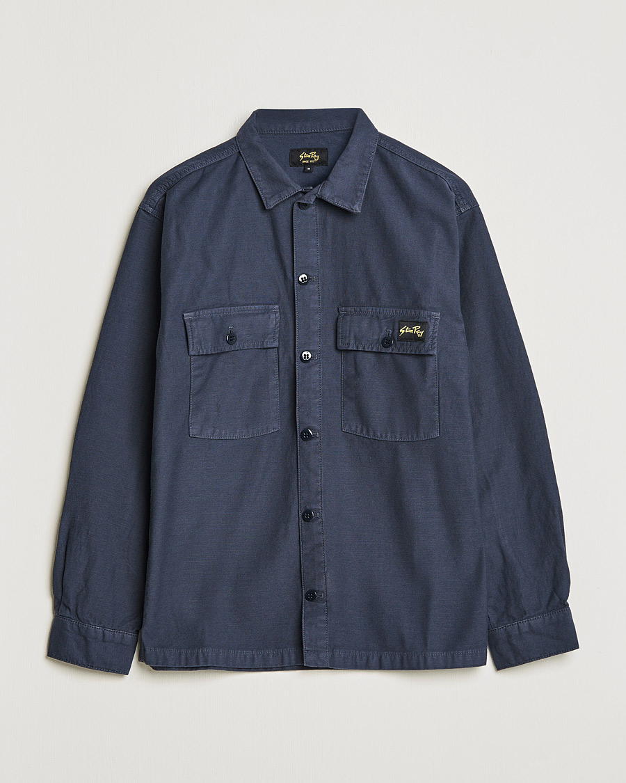 Herre | Skjorter | Stan Ray | CPO Sateen Overshirt Navy