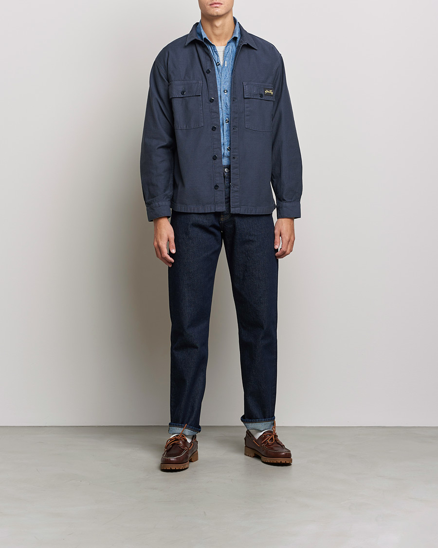 Herre | Skjorter | Stan Ray | CPO Sateen Overshirt Navy